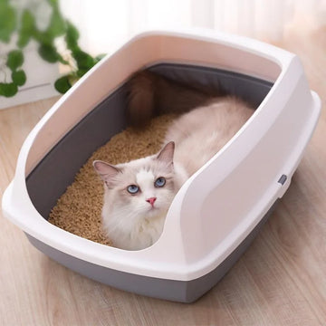 Cats Litter Box Cat Anti Splash