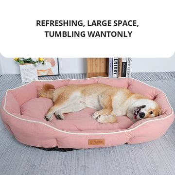 Padding Bite-resistant Pet Ellipse Kennel Small Dog Bed