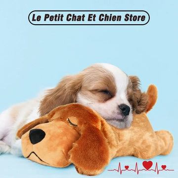 Smart  fleece Pet Love Snuggle Dog Heartbeat Stuffed Toy