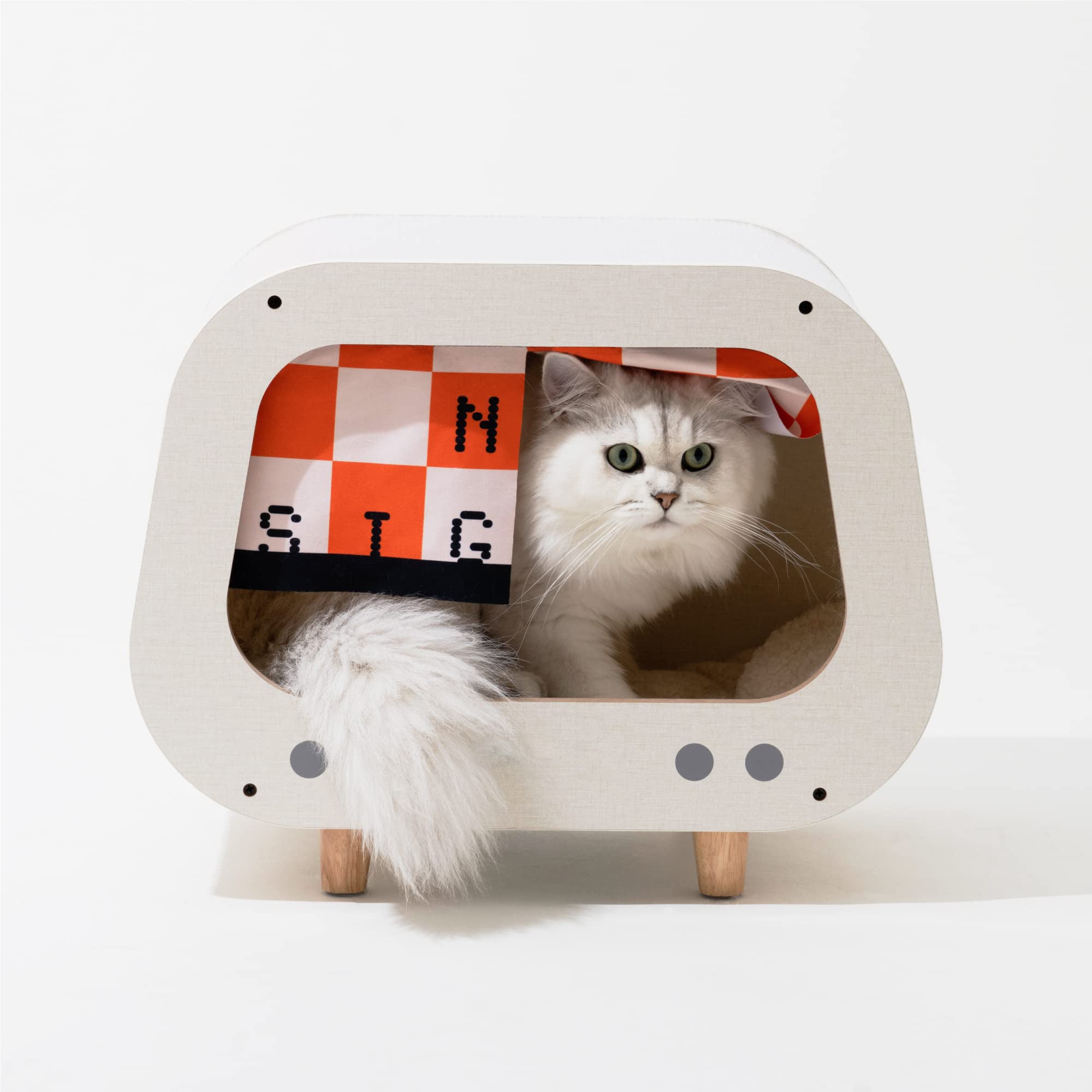 Cat House Bed Cat Condo TV