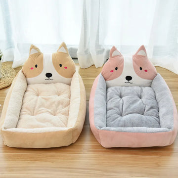 Large Dog Warm Cat Kennel Bed