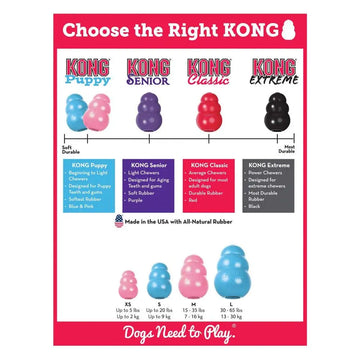 KONG - Puppy Toy Natural Teething Rubber Dog Toys