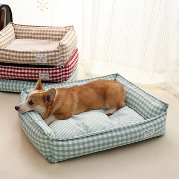 Square Lattice Kennel Medium Small Dog Sofa Bed