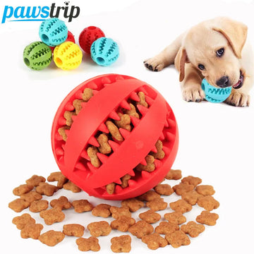 Soft Elasticity Tooth Clean Ball Dog Chew Toy